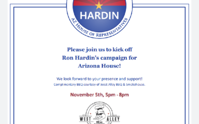 Fundraiser for State House Rep Candidate Ron Hardin Jr.